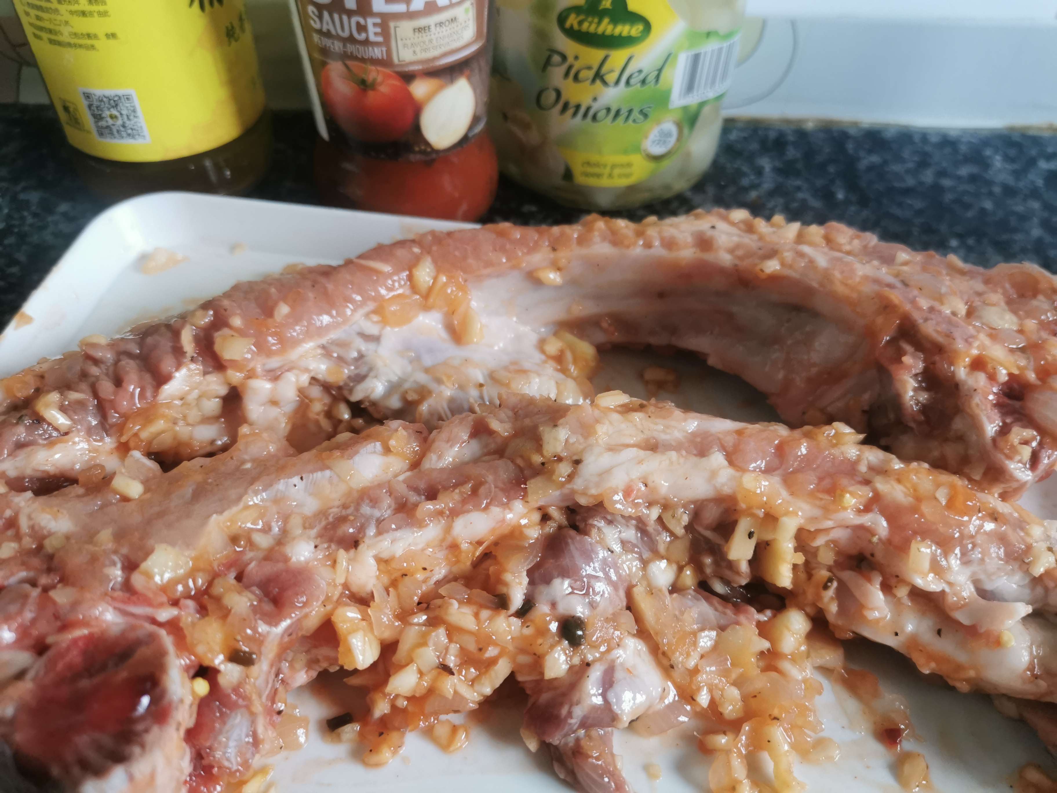 雞尾洋蔥烤豬排的做法-咸鮮味烤菜譜