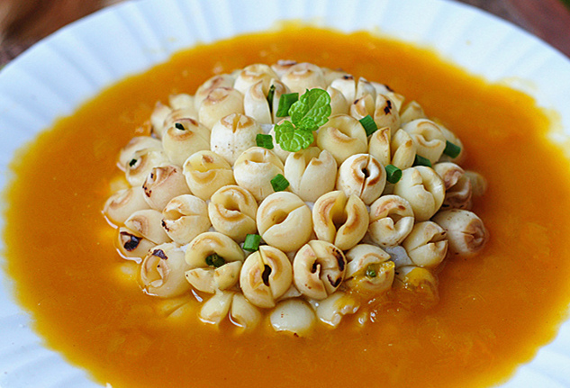 中秋大餐——金瓜山藥扣的做法-甜味蒸菜譜