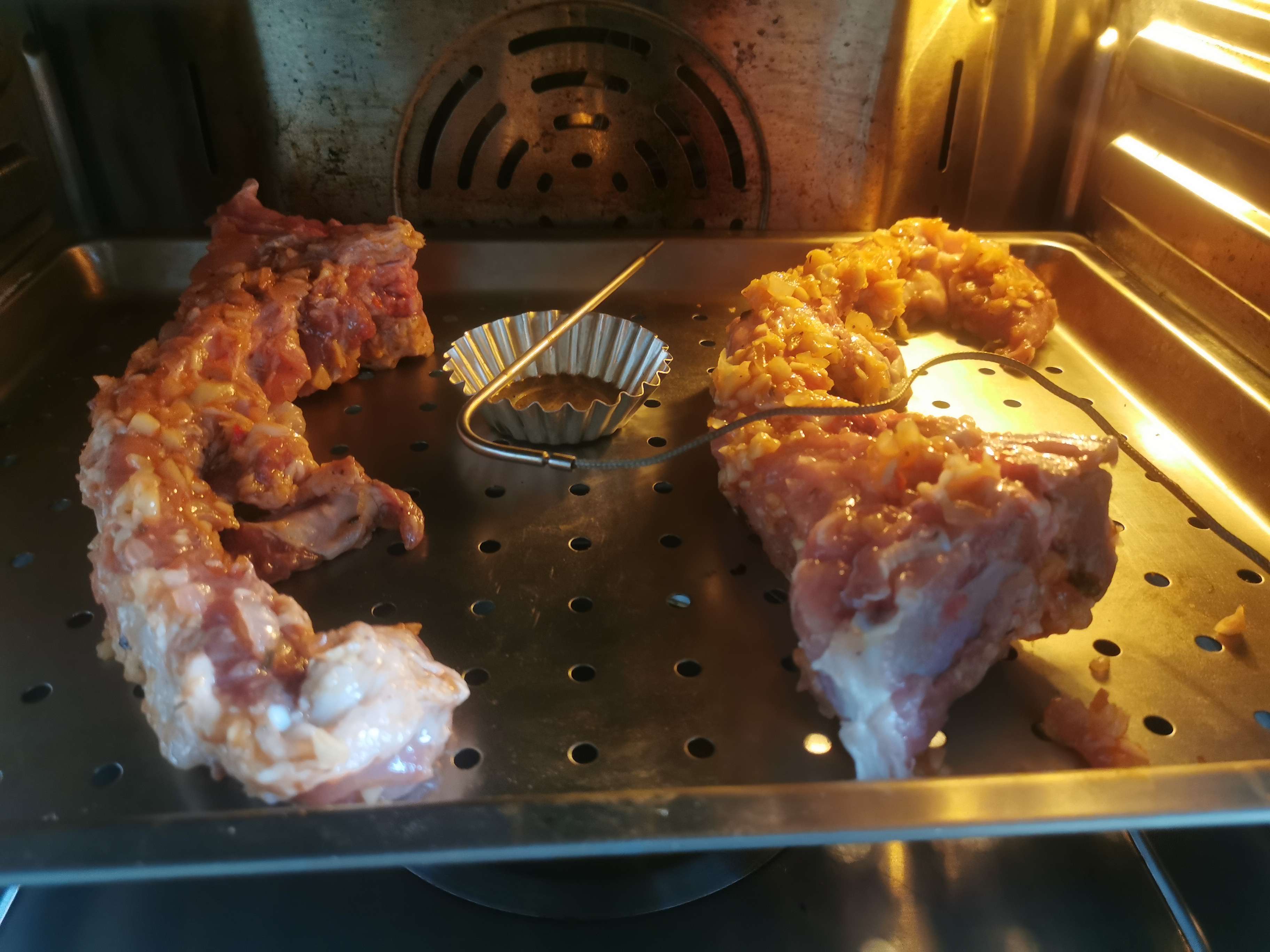 雞尾洋蔥烤豬排的做法-咸鮮味烤菜譜