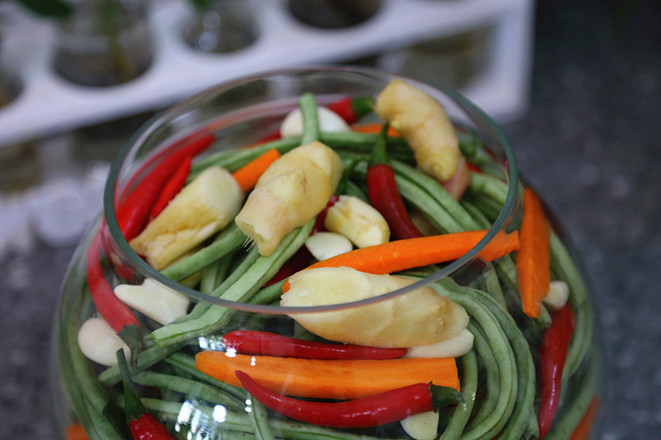 自制酸豆角----酸豆角炒雞胗的做法-酸辣味炒菜譜