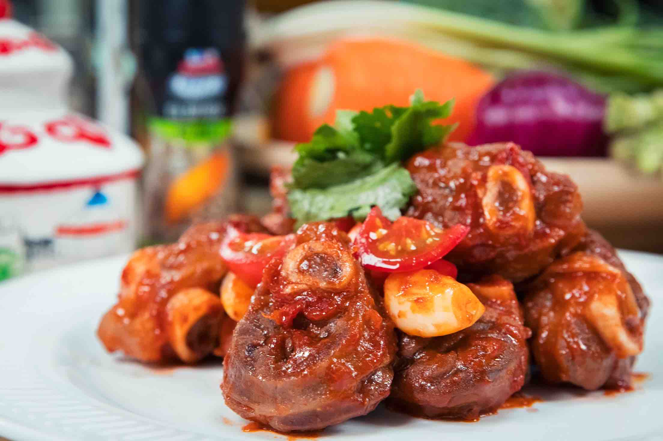 酸辣可口的番茄羊腿的做法-家常味炒菜譜