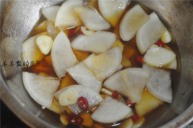 爽口脆蘿卜的做法-酸甜味泡菜譜