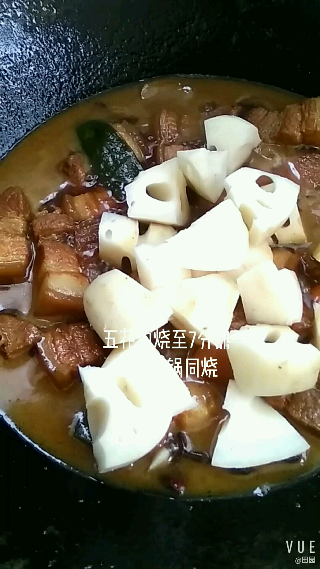 五花肉燒蓮藕的做法-咸鮮味燒菜譜