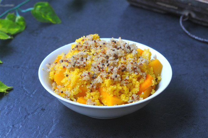 小米藜麥蒸紅薯的做法-甜味蒸菜譜