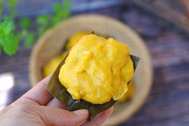 玉米南瓜蒸糕的做法-甜味蒸菜譜