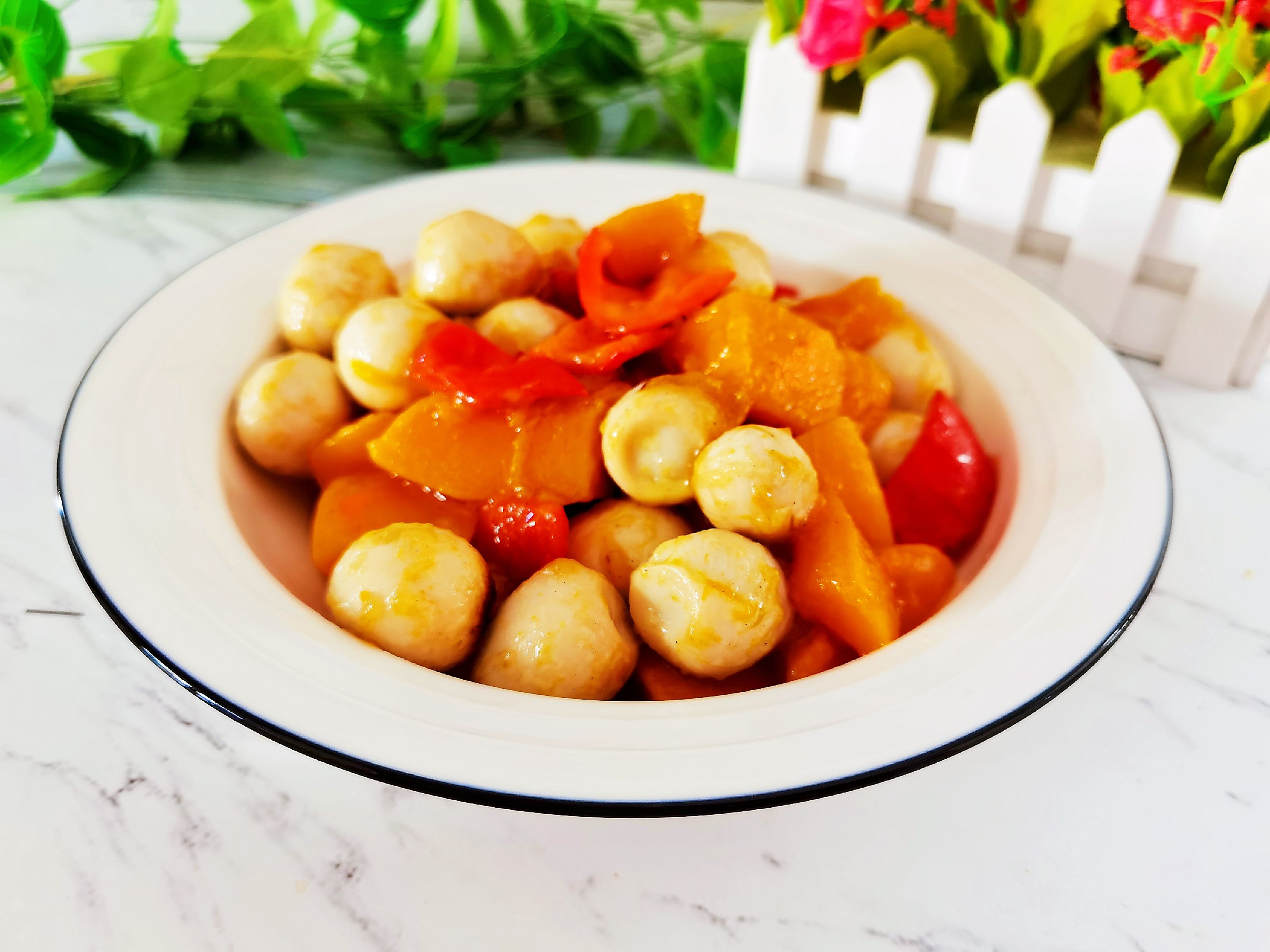 粵菜傳統名菜簡易家常版－珍珠南瓜，清甜軟糯，老人孩子都愛吃的做法-家常味炒菜譜