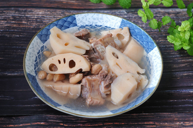 花生蓮藕燉排骨的做法-咸鮮味燉菜譜