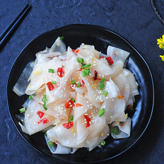 爽脆蘿卜片的做法-香辣味拌菜譜