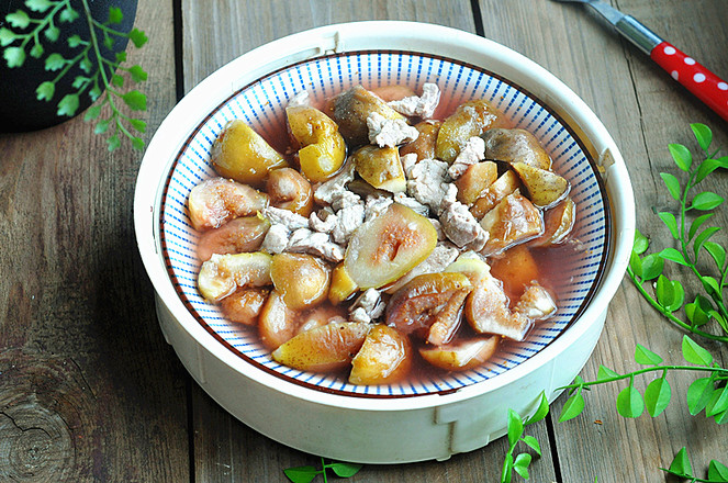 無花果蒸肉的做法-家常味蒸菜譜