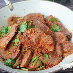 拌鹵牛肉的做法-香辣味拌菜譜