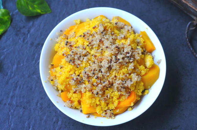 小米藜麥蒸紅薯的做法-甜味蒸菜譜