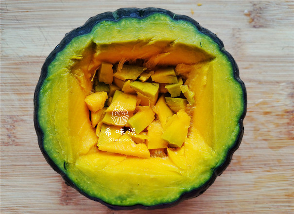 糖桂花紅棗蒸南瓜的做法-甜味蒸菜譜