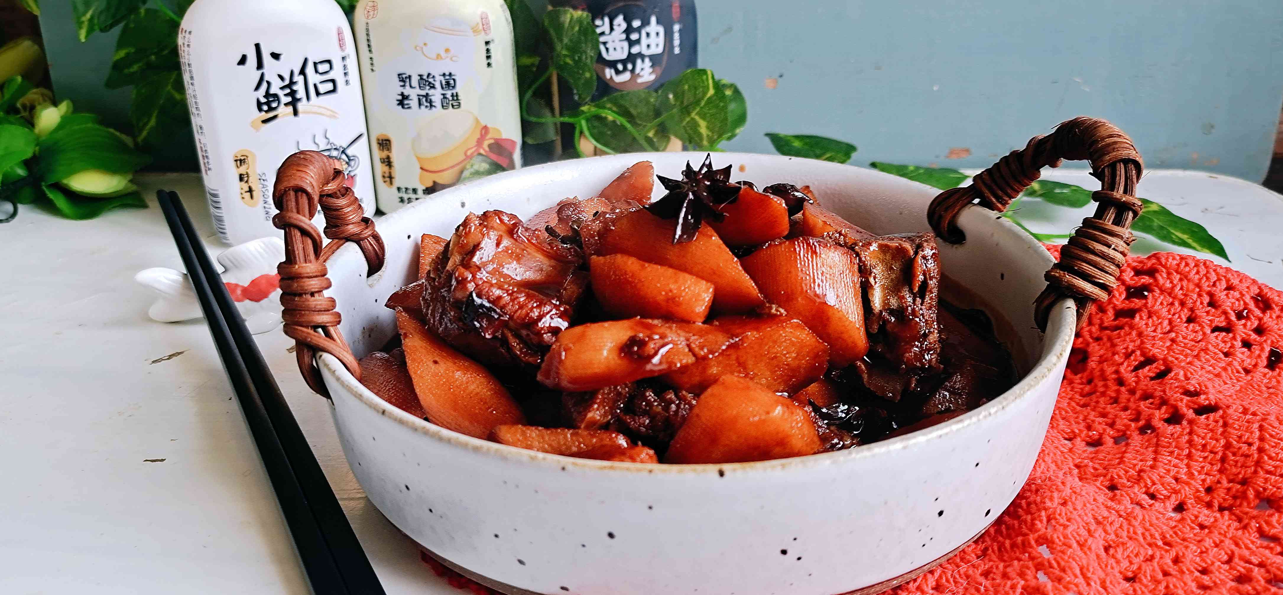 秋冬滋補養生…紅燒排骨山藥的做法-咸鮮味燒菜譜