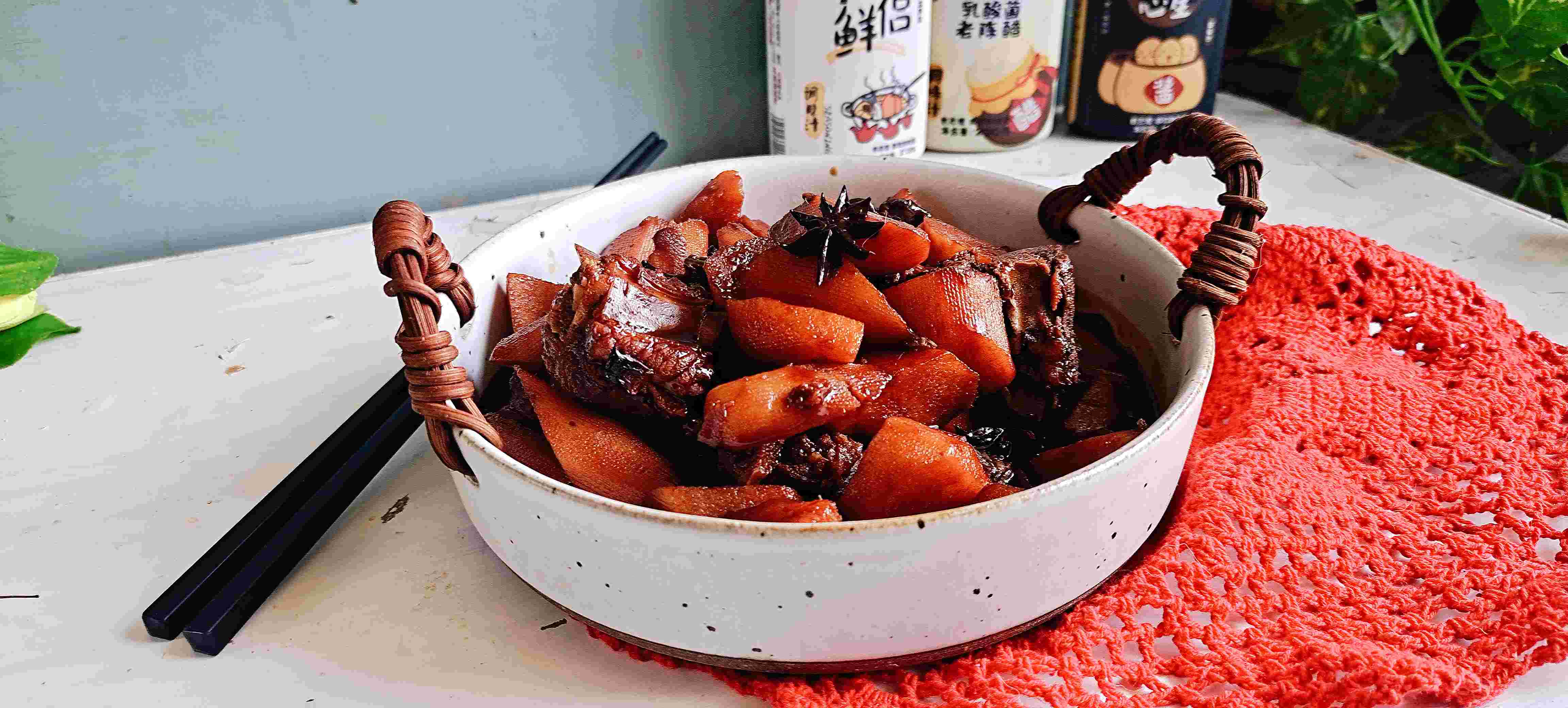 秋冬滋補養生…紅燒排骨山藥的做法-咸鮮味燒菜譜