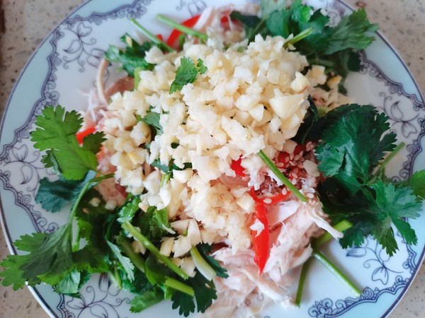 咸香涼拌雞絲的做法-咸鮮味拌菜譜