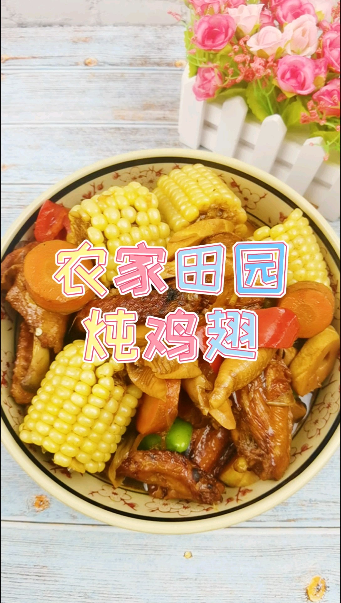 農(nóng)家田園燉雞翅的做法-家常味燉菜譜
