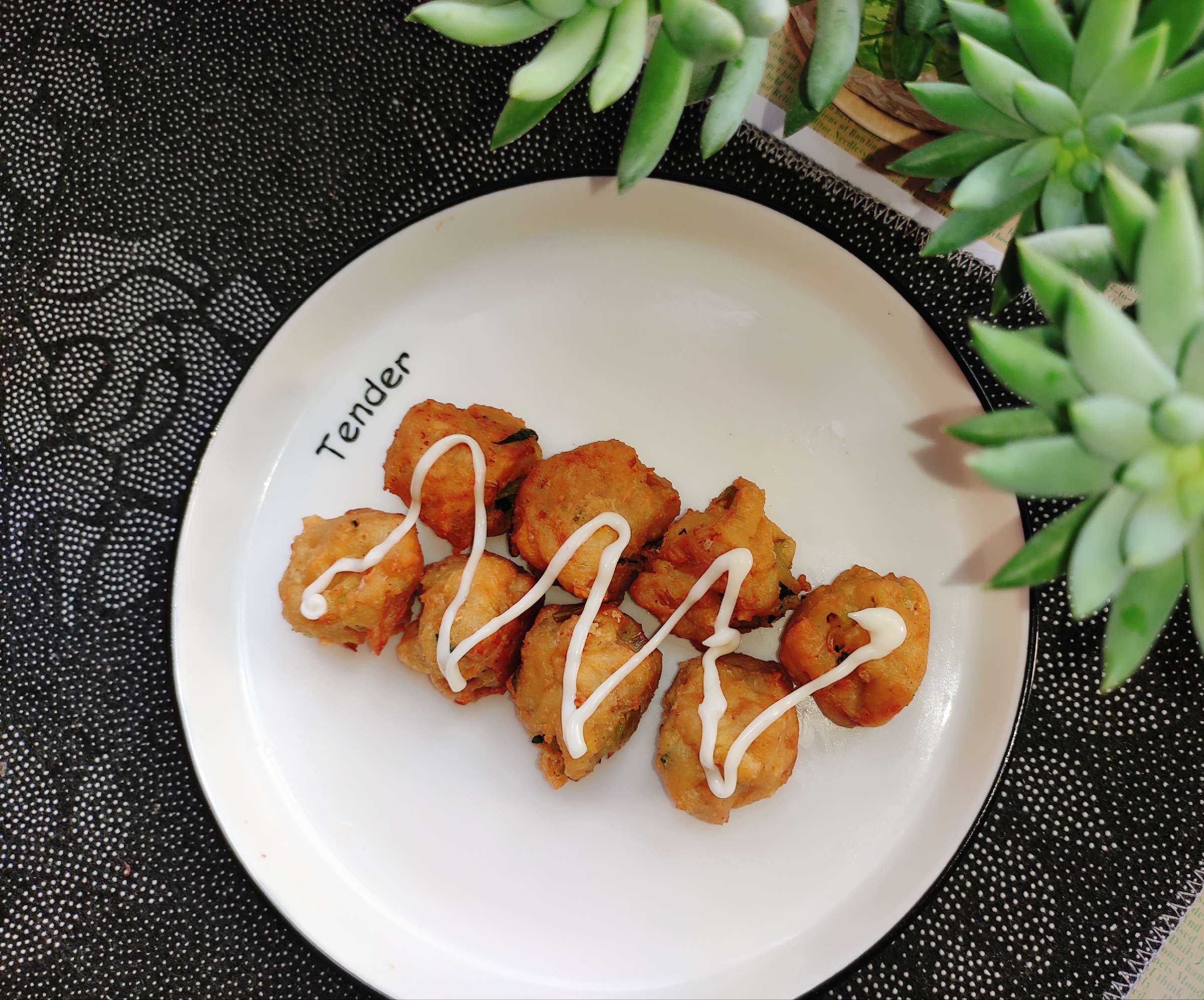 沙拉豆腐丸子的做法-甜味炸菜譜