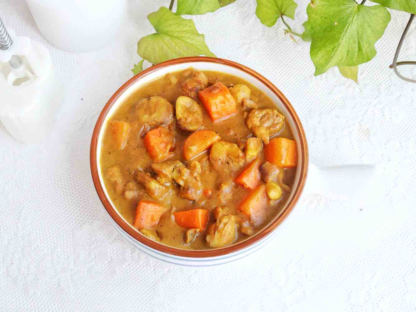 咖喱板栗燒雞的做法-咖喱味煮菜譜