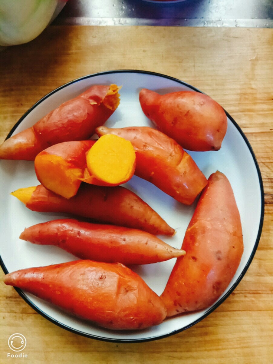 蒸紅薯的做法-家常味蒸菜譜