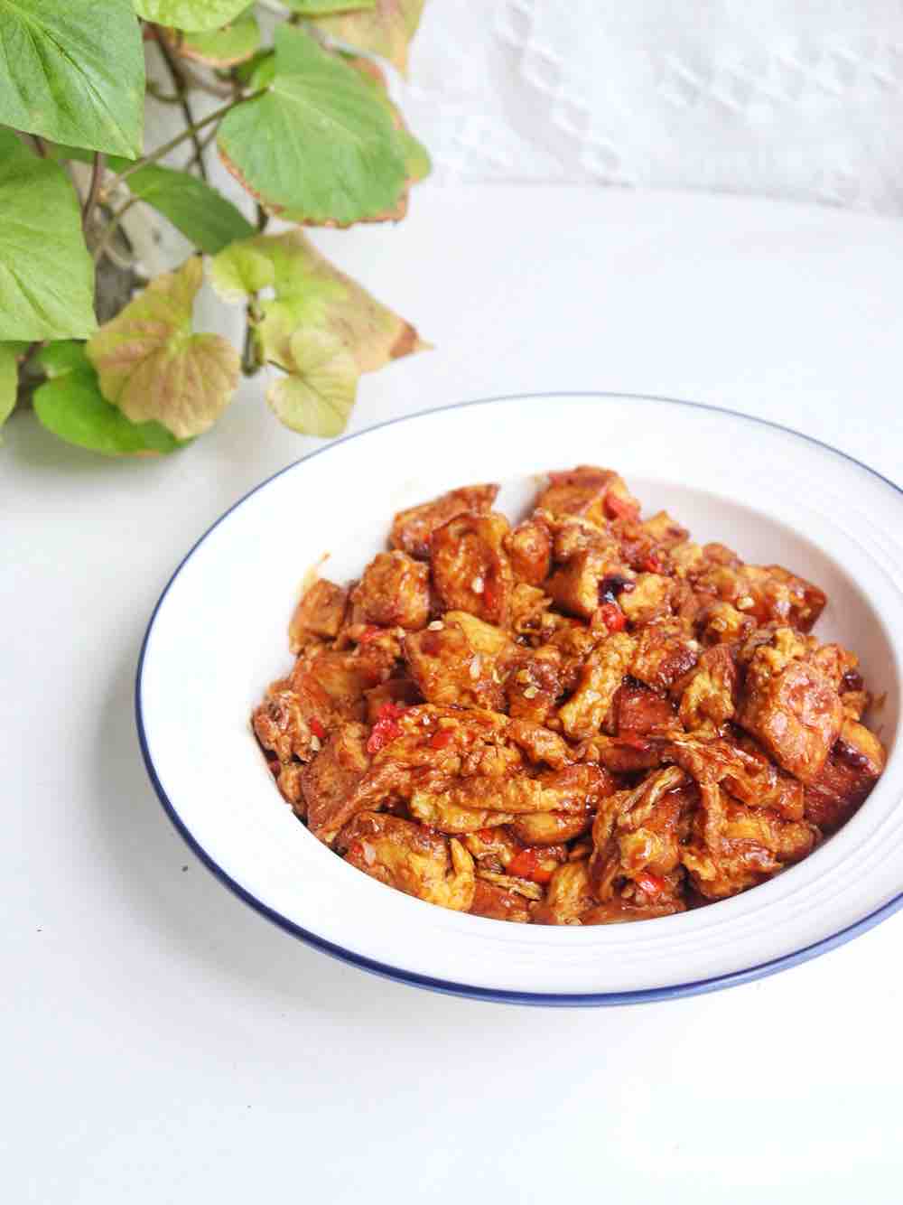 豆腐雞蛋的做法-家常味炒菜譜