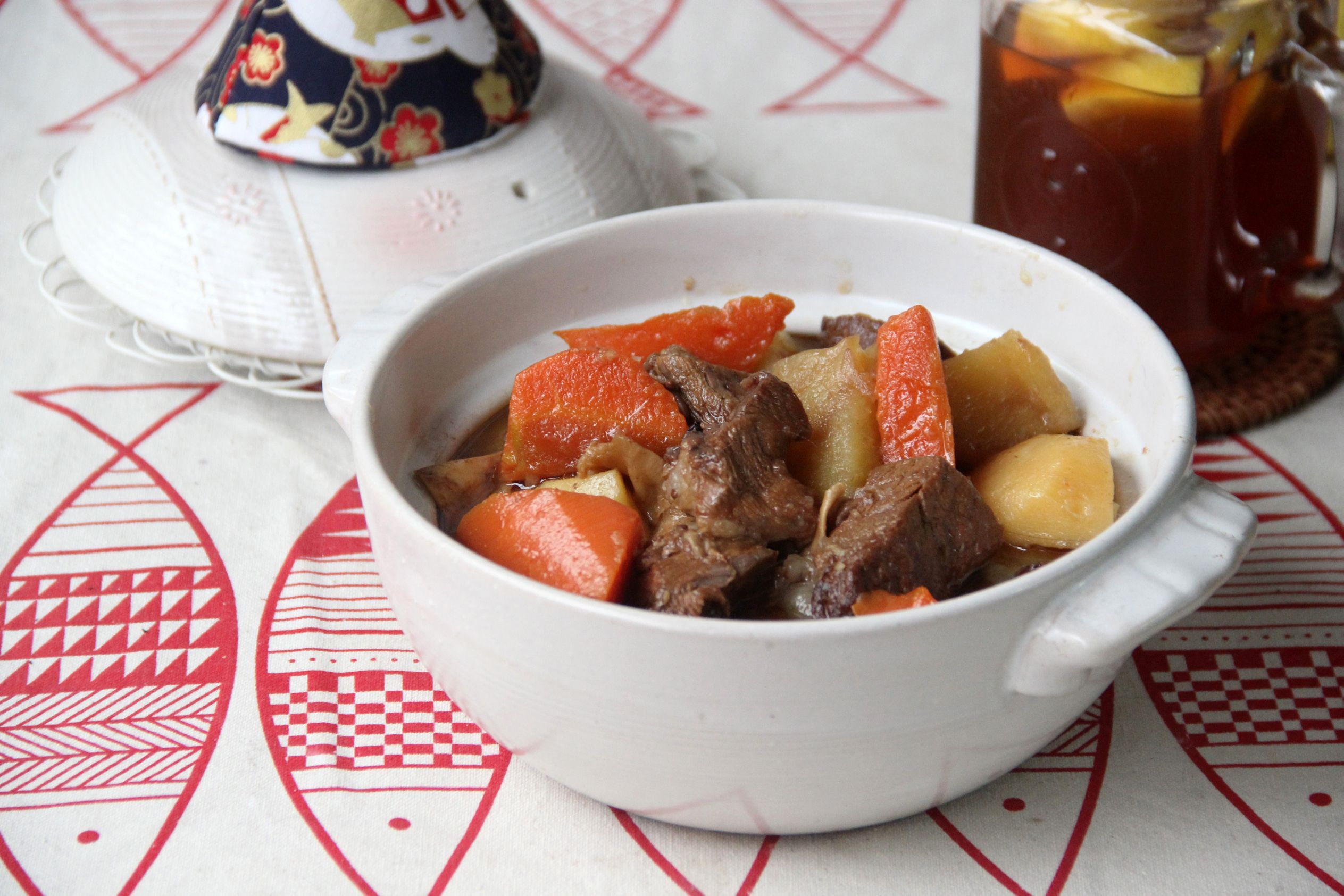 土豆燉牛腩的做法-咸鮮味炒菜譜