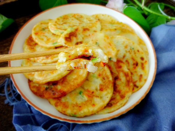 山藥雞蛋餅的做法-咸鮮味烙菜譜