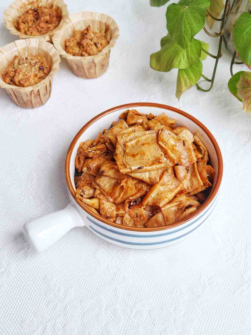 香辣豆皮的做法-香辣味煮菜譜