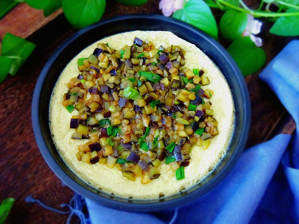 茄子雞蛋羹的做法-咸鮮味蒸菜譜