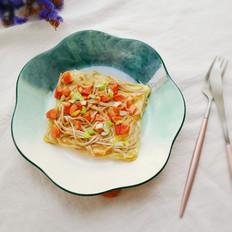 蕎麥面條雞蛋餅的做法-家常味煎菜譜