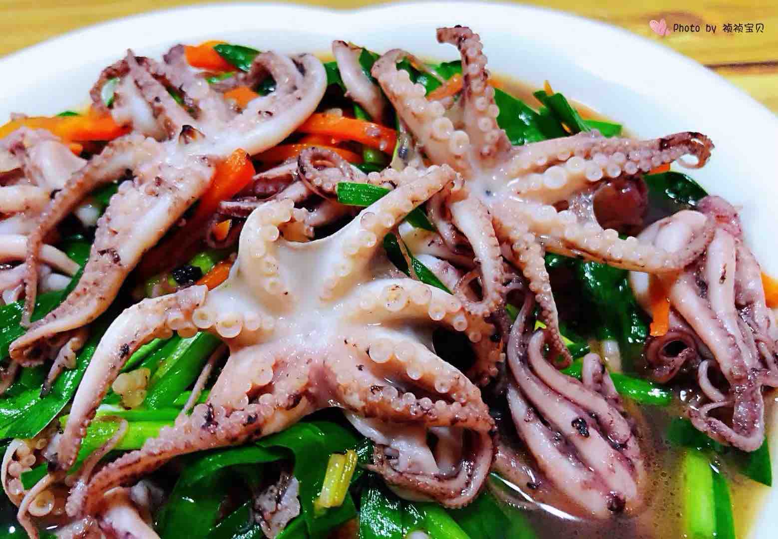 爆炒章魚的做法-家常味炒菜譜