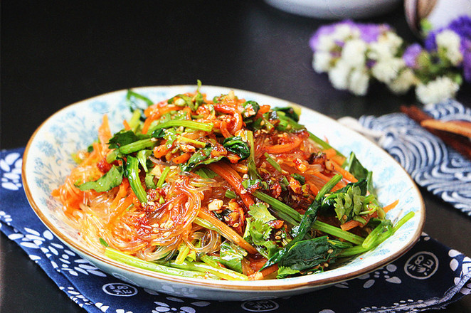 涼拌粉絲的做法-香辣味拌菜譜