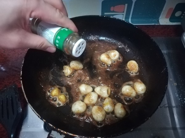 孜然味鵪鶉蛋的做法-咸鮮味炒菜譜