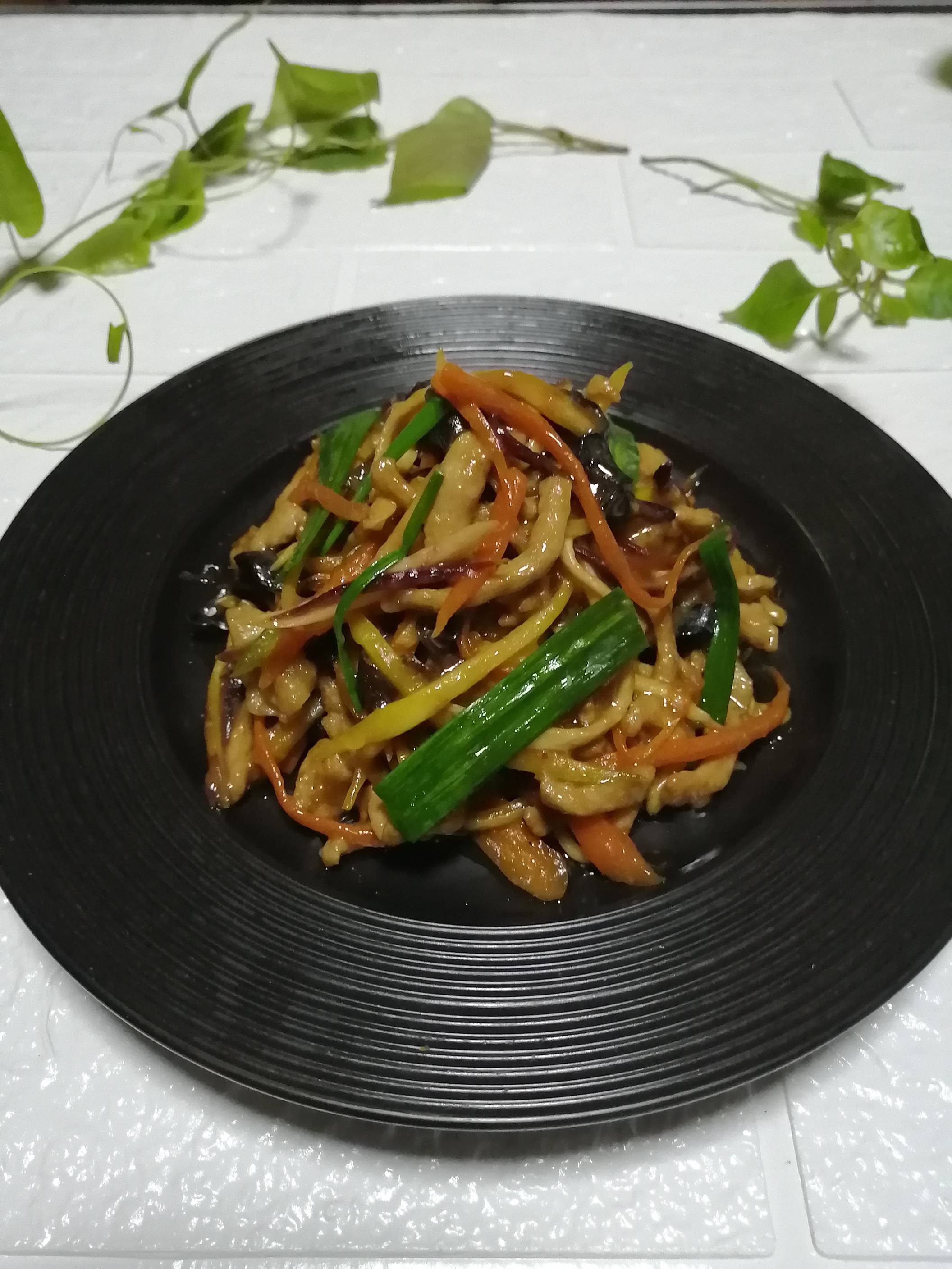 五絲炒肉的做法-酸甜味炒菜譜