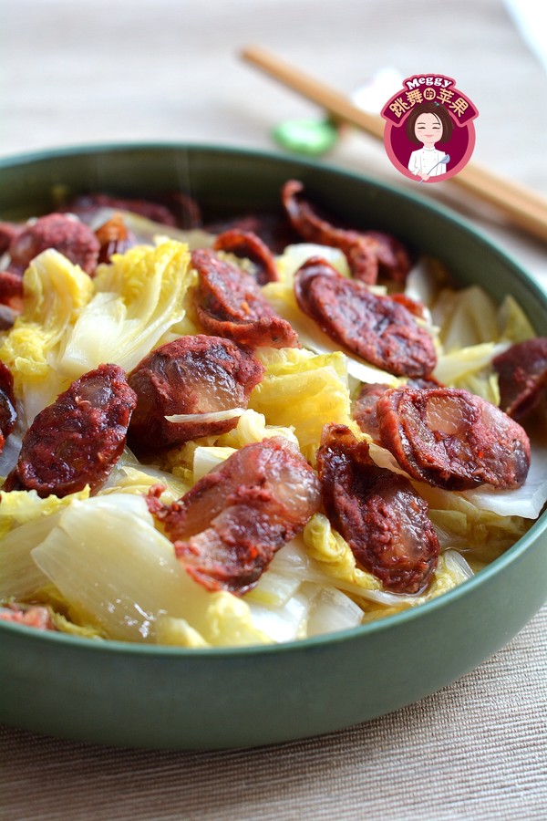 臘腸蒸娃娃菜的做法-其它口味蒸菜譜