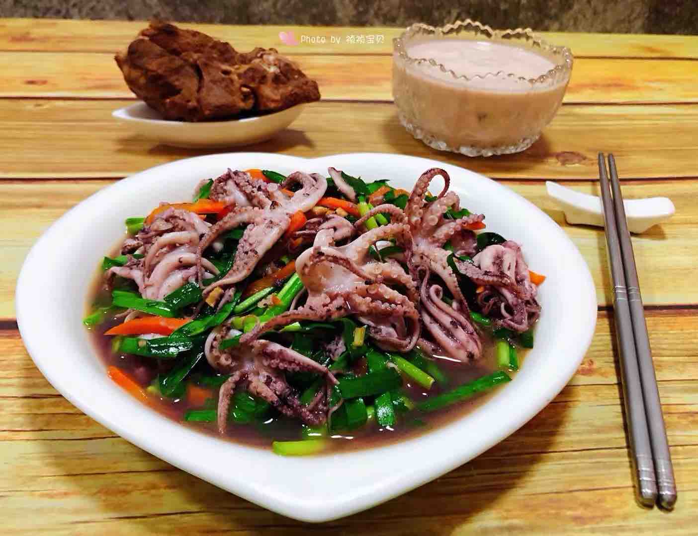 爆炒章魚的做法-家常味炒菜譜