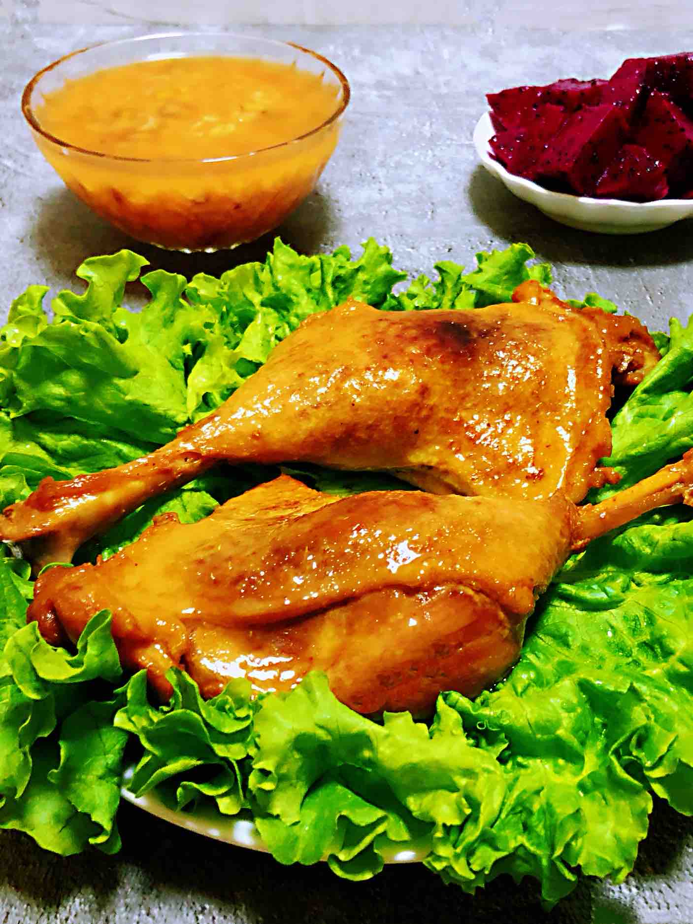 紅燒鴨腿的做法-咸鮮味燒菜譜