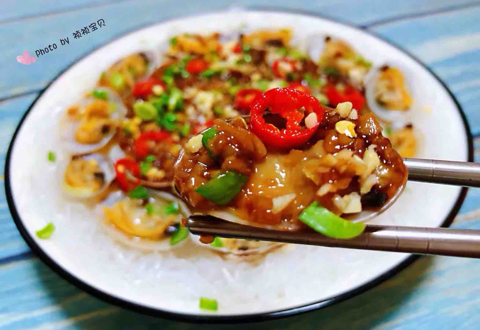 蒜蓉粉絲蒸花蛤的做法-蒜香味蒸菜譜