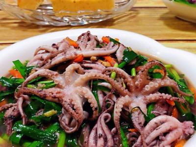 爆炒章魚的做法-家常味炒菜譜