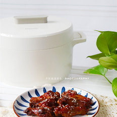 懶人版蜜汁雞翅根的做法-甜味燉菜譜