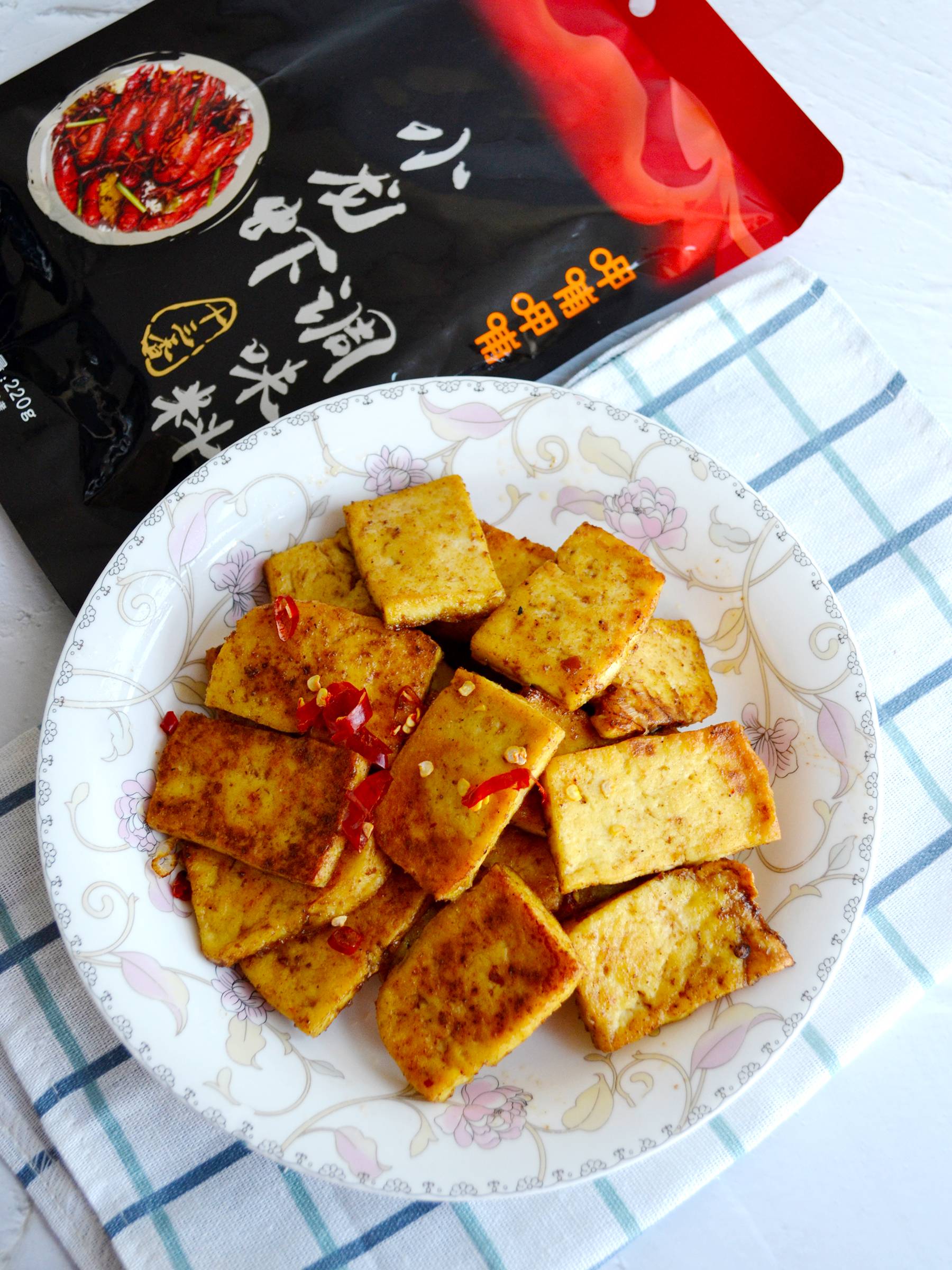 麻辣脆皮豆腐的做法-麻辣味炒菜譜