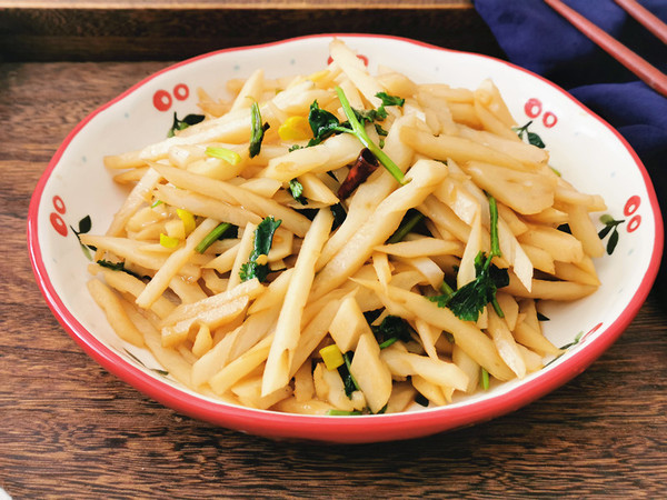 酸辣藕絲的做法-咸鮮味炒菜譜