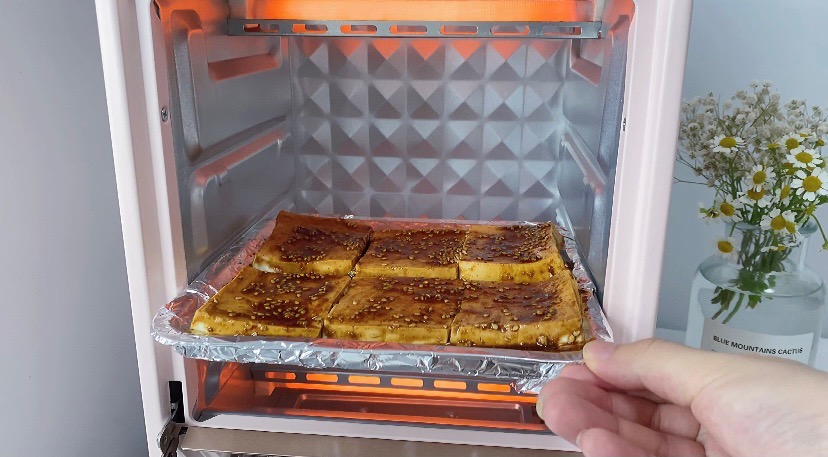 2塊錢的豆腐這么做，比肉還下飯的做法-醬香味烤菜譜