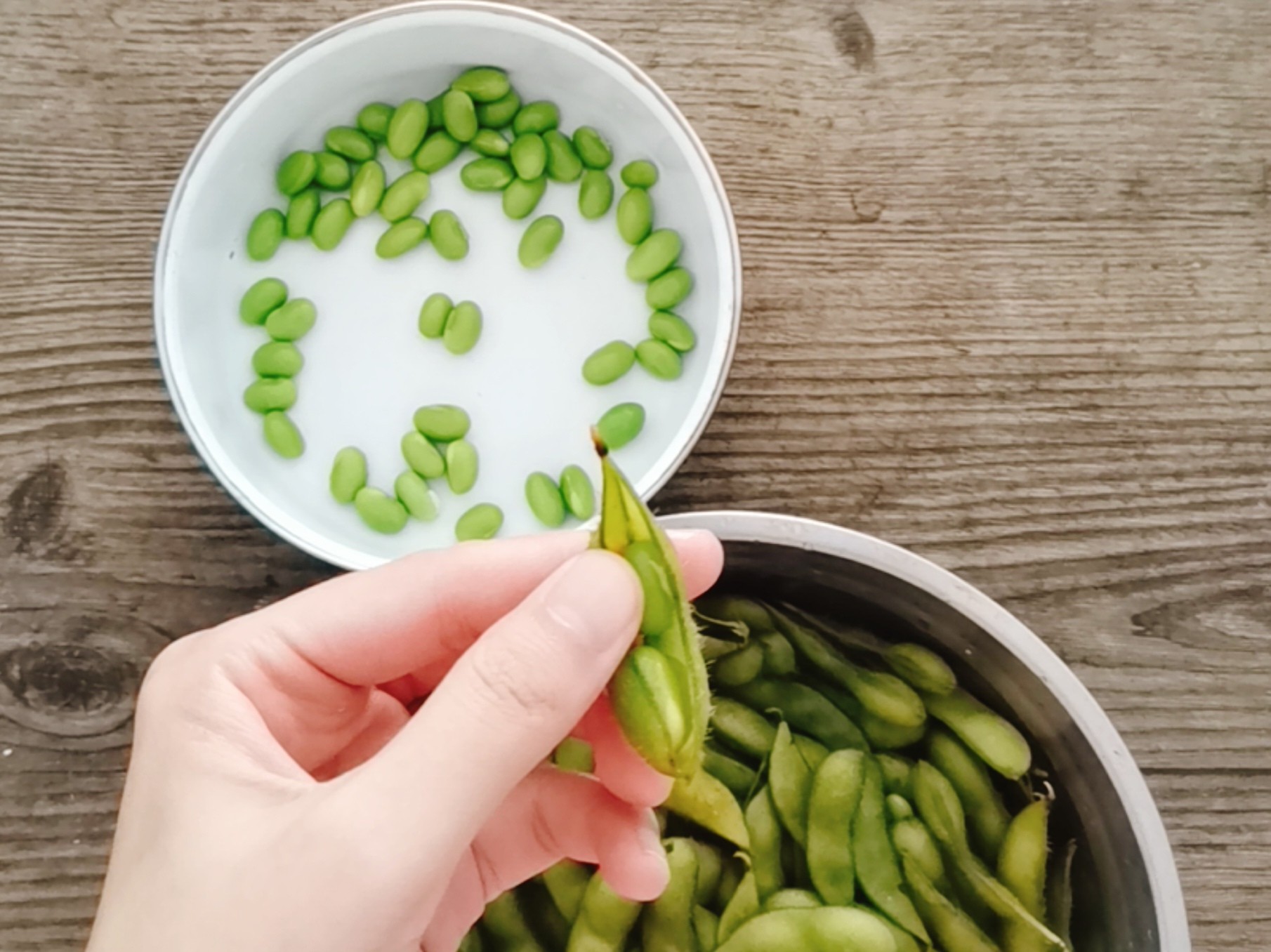 阿婆菜拌毛豆的做法-咸鮮味拌菜譜