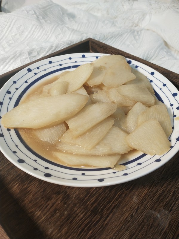 清炒山藥的做法-家常味炒菜譜