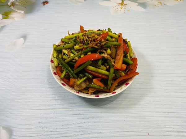 蒜苔炒肉的做法-醬香味炒菜譜