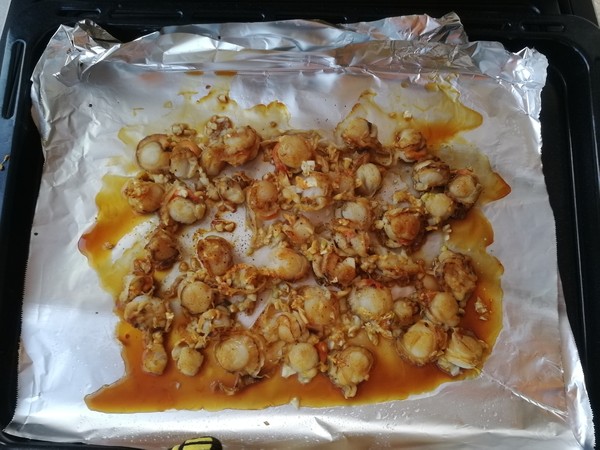 蒜泥烤扇貝肉的做法-蒜香味烤菜譜