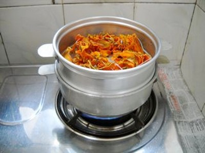 椒鹽南瓜干的做法-其它口味蒸菜譜