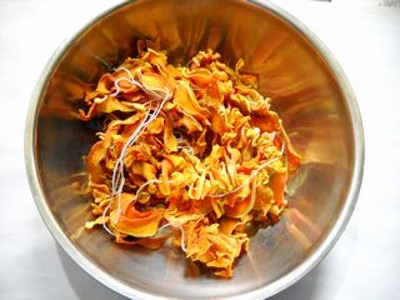 椒鹽南瓜干的做法-其它口味蒸菜譜