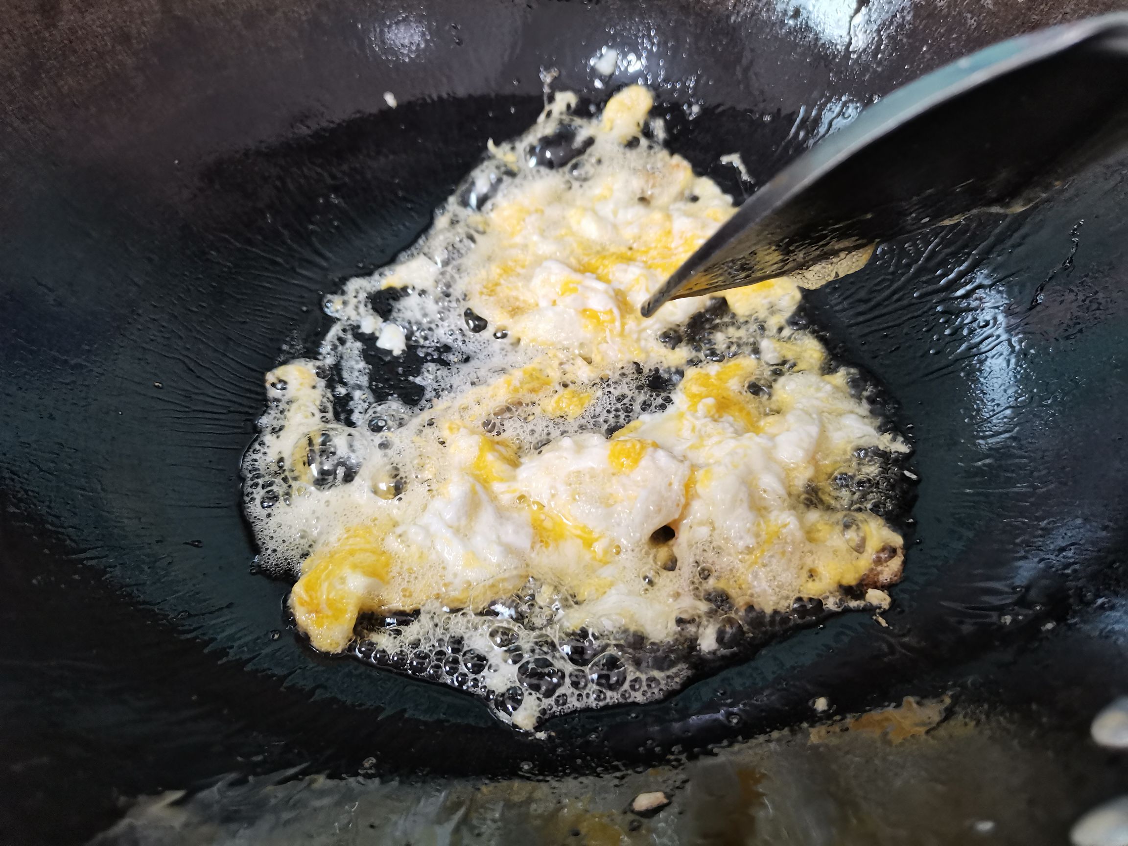 小白菜蛋炒飯的做法-家常味炒菜譜