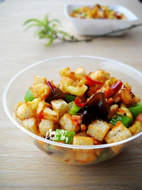 醬香饅頭炒雞蛋的做法-家常味炒菜譜